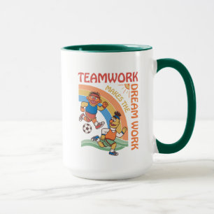 Caneca Rua Sésamo Trabalho em equipe Ernie & Bert