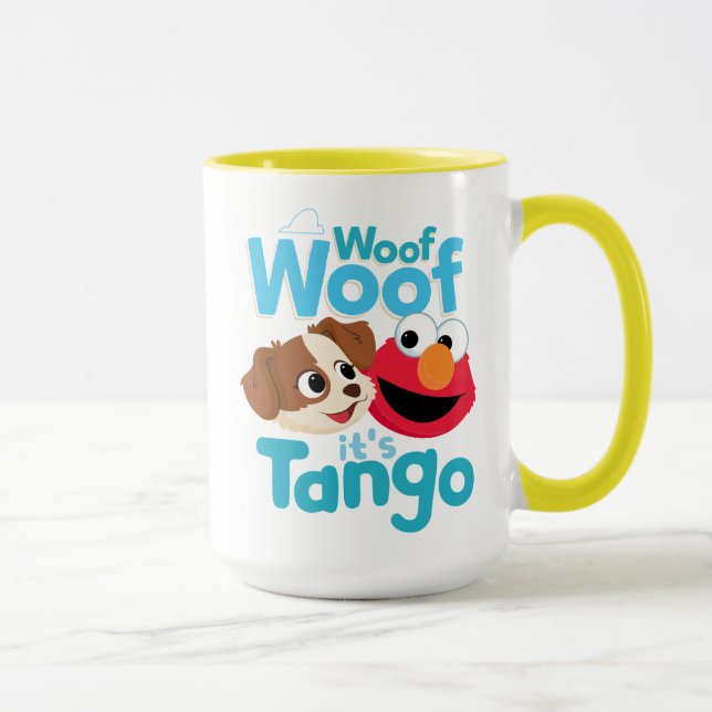 Caneca Rua Sésamo | Woof It's Tango & Elmo (Direita)
