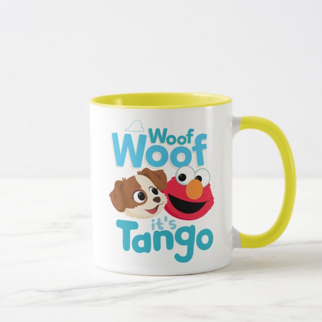 Caneca Rua Sésamo | Woof It's Tango & Elmo (Direita)