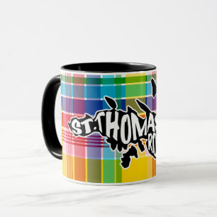 Caneca Rua. Thomas, Rock City, Ilhas Virgens dos EUA, Mad