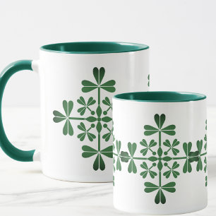 Caneca Ruas... os Shamrocks Verdes do Dia da Irlanda