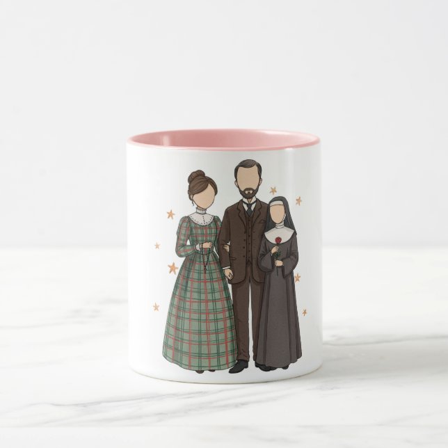 Caneca Ruas Therese & Zelie & Louis, Presente Católico (Centro)