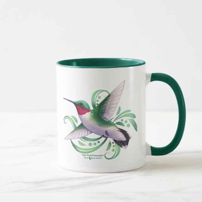 Caneca Ruby Throated Hummingbird (Direita)