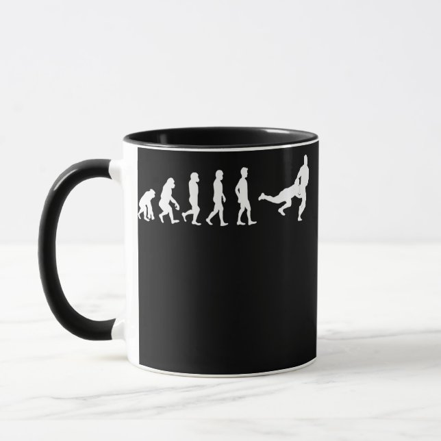 Caneca Rugby Evolution Player Coach Rugby Lover  (Esquerda)
