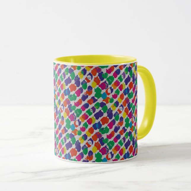 Caneca Ruídos coloridos. (Frente Esquerda)