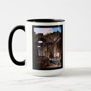 Caneca Ruínas De Um Banho Romano Com WasherWomen