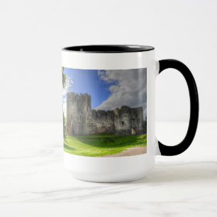 Caneca Ruínas do castelo de Chepstow do normando de