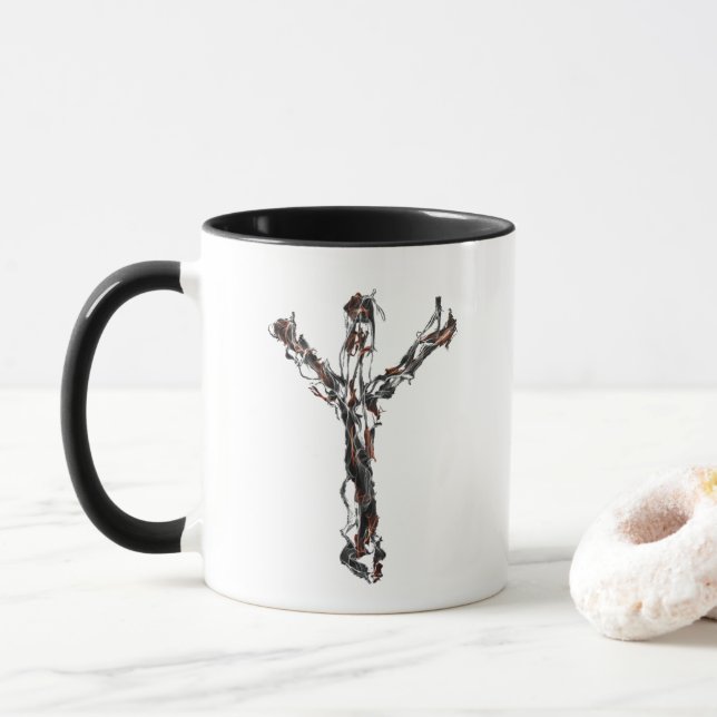 CANECA * RUNE - ALGIZ * (Com Donut)