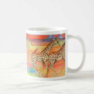 Caneca Running dos girafas