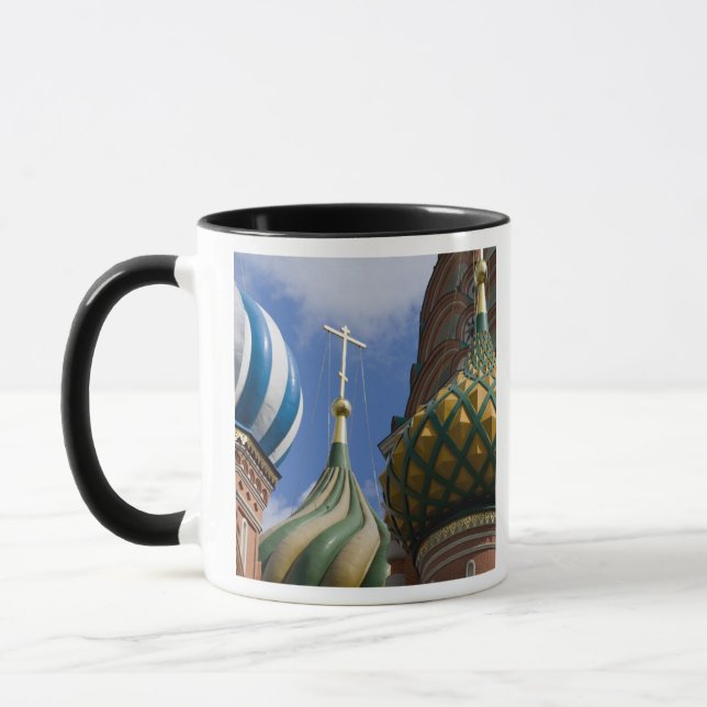 Caneca Rússia, Moscou, Praça Vermelha. Basílica de São Ba (Esquerda)
