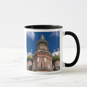 Caneca Rússia, Moscou, Praça Vermelha. Basílica de São Ba