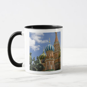 Caneca Rússia, Moscou, Praça Vermelha. São Basílio 3