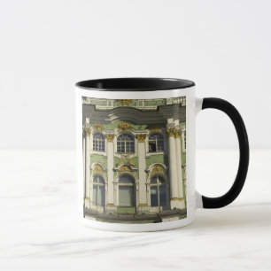 Caneca Rússia. Rua Petersburgo. Palácio de inverno. Pat