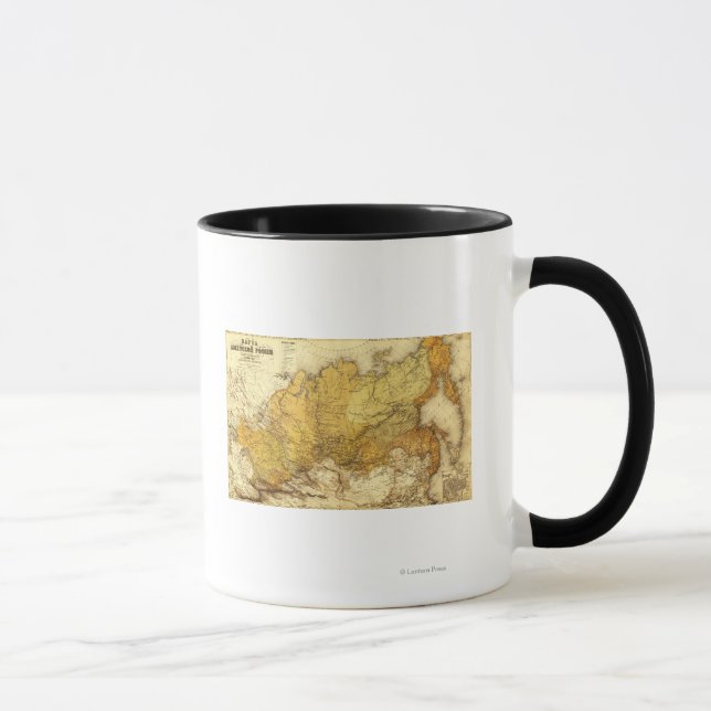 Caneca RússiaMapaPanorâmicoRússia (Direita)