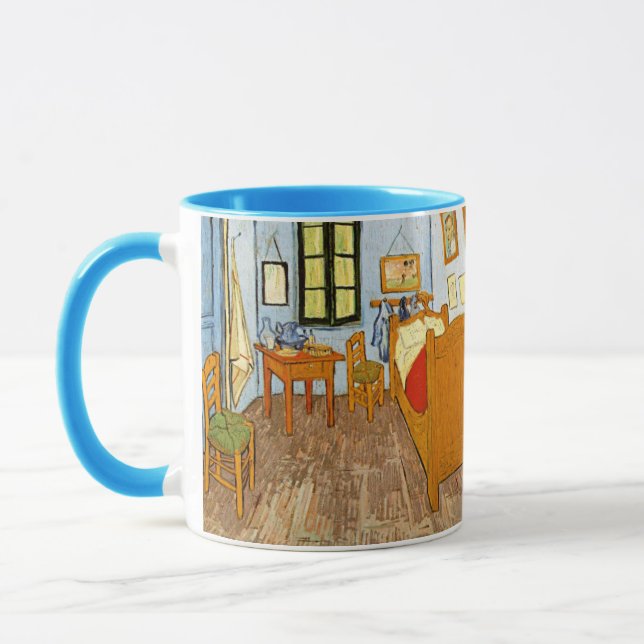 Caneca Russo Elegante Vincent Van Gogh - Quarto de Arles (Esquerda)