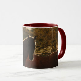 Caneca Rustic Farmhouse Horse Mug