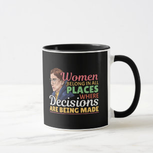 Caneca Ruth Bader Ginsburg Juiz Feminista
