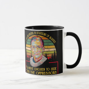 Caneca Ruth Bader Ginsburg Mantém A Boa Luta - RBG