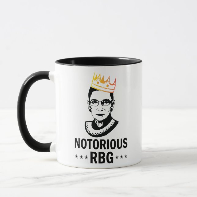 Caneca Ruth Bader Ginsburg Mug, notória RBG (Esquerda)