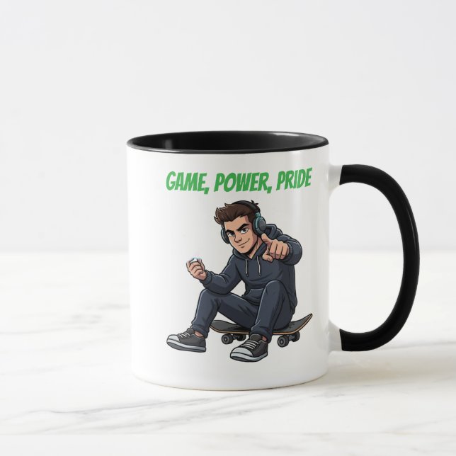 Caneca Ryder Game Power Pride Mug – Urban Gamer Style (Direita)