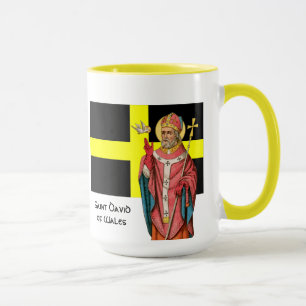 Caneca S. Davi de Gales (P 001) e sua Bandeira