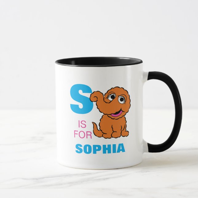 Caneca S é para Snuffleupagus | Adicione seu nome (Direita)