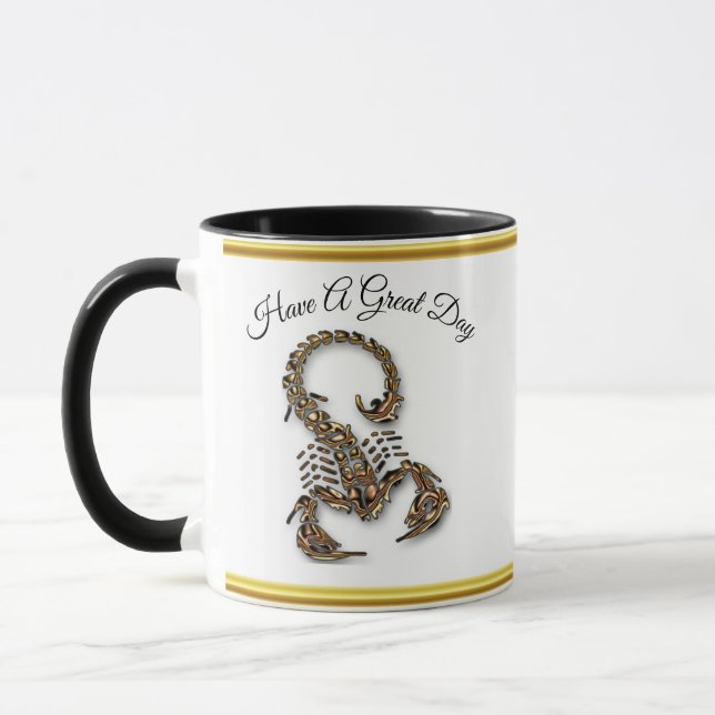 Caneca Sacerpião venenoso de bronze inseto muito venenoso (Esquerda)