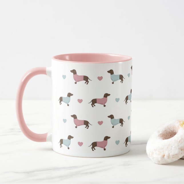 Caneca Sacos e Corações (Com Donut)