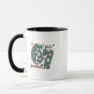 Caneca Safado Bonito Seis Sete 67 Rotação Cerebral Natal