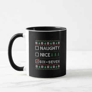 Caneca Safado Bonito Seis Sete Divertido  6 7 Natal Feio 