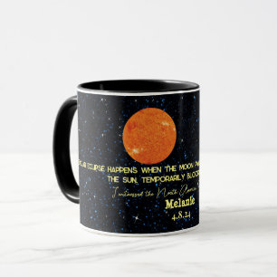 Caneca Saga Solar Eclipse da América do Norte, de 4.8.24