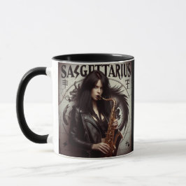 Caneca Sagitário Zodiac Musicoso Saxofone