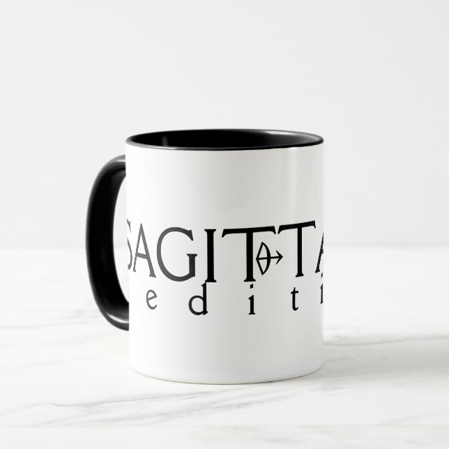 Caneca Sagittarius Edition com símbolo Mug (Frente Esquerda)