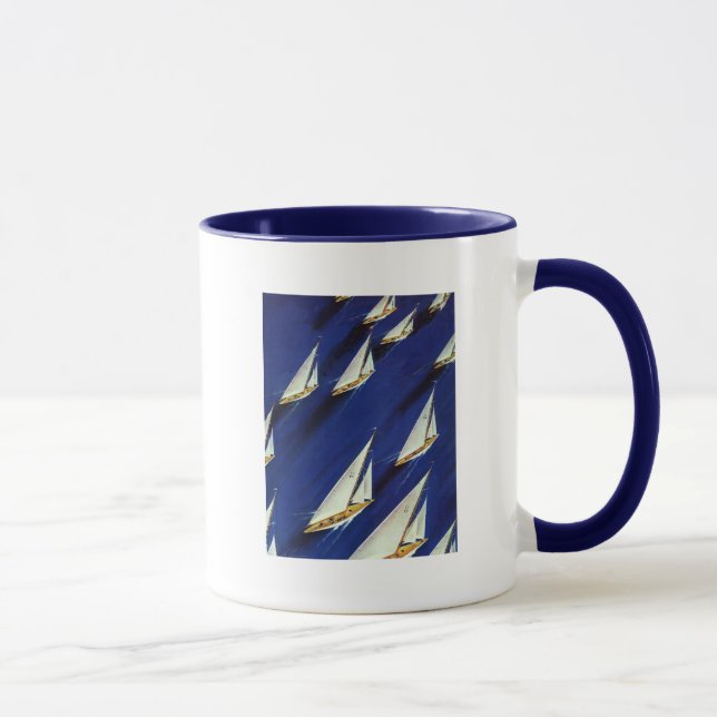 Caneca Sailboat Regatta por Ski Weld (Direita)