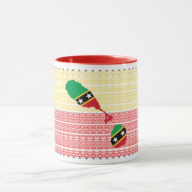 Caneca Saint Kitts   – My roots run deep so does my faith (Centro)