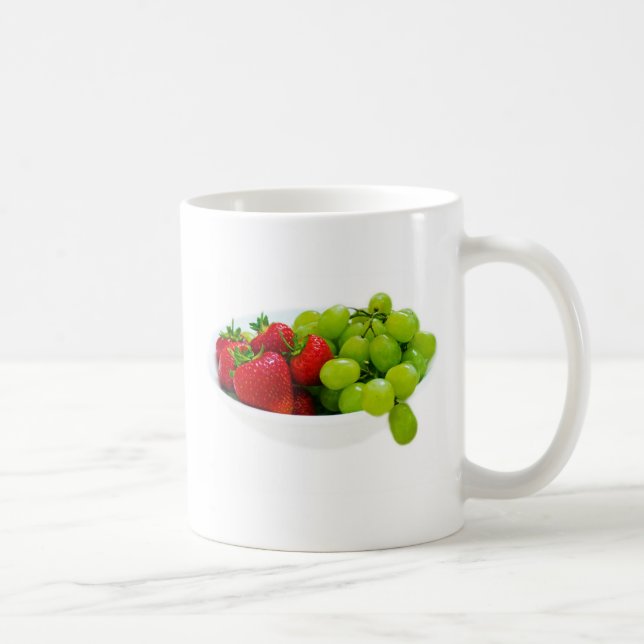 Caneca Salada de Fruta sã, com destino (Direita)