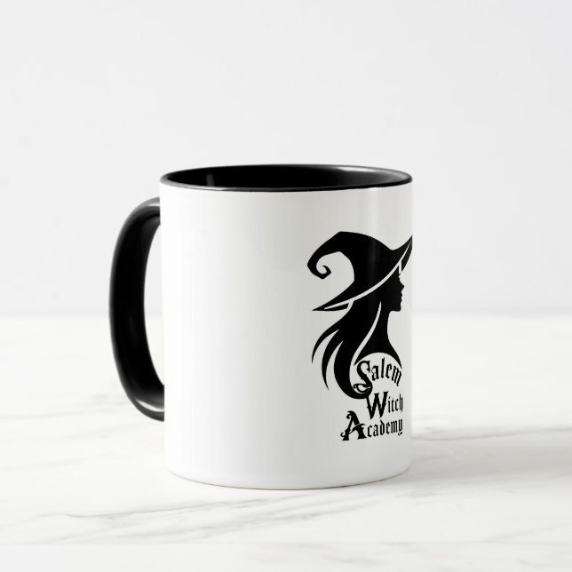 Caneca Salem Witch Academy Halloween Wiccan Witches (Frente Esquerda)