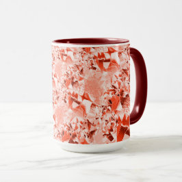 Caneca Salmões de lanche a vermelho com um pouco brilhant