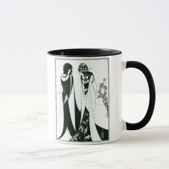 Caneca Salome com sua mãe, Herodias, 1894 (litho) (b (Direita)