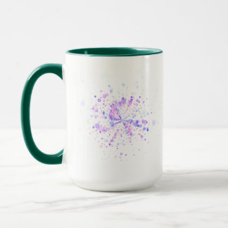 Caneca Salpico Neon Abstrato Colorido
