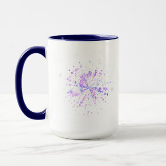 Caneca Salpico Neon Abstrato Colorido