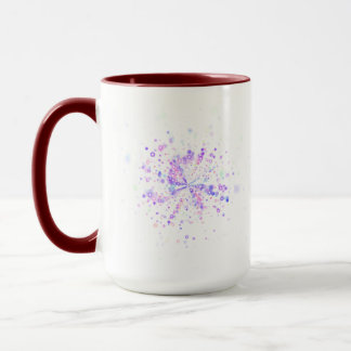 Caneca Salpico Neon Abstrato Colorido