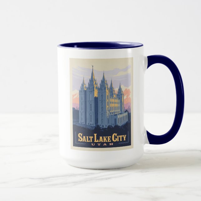 Caneca Salt Lake Temple | Salt Lake City, Utah (Direita)
