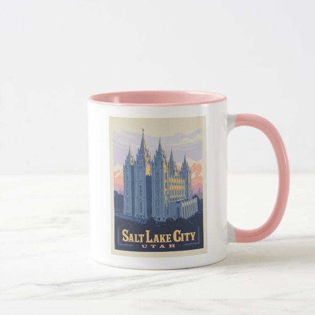 Caneca Salt Lake Temple | Salt Lake City, Utah (Direita)