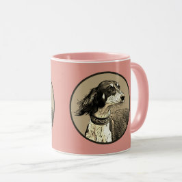 Caneca Saluki recortar