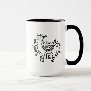 Caneca Salvar o drama para seu lama