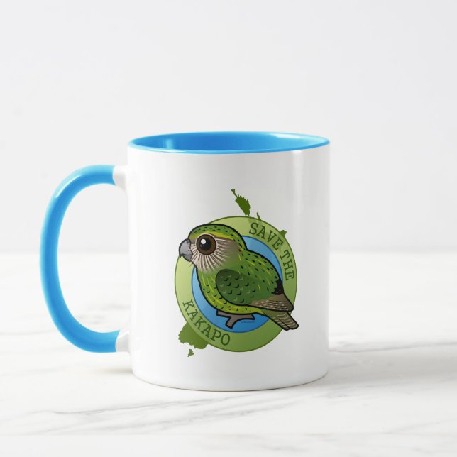 Caneca Salvar o Kakapo (Esquerda)