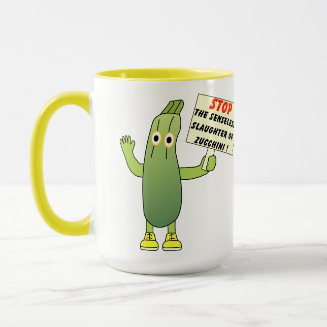 Caneca Salvar Zucchini (Esquerda)