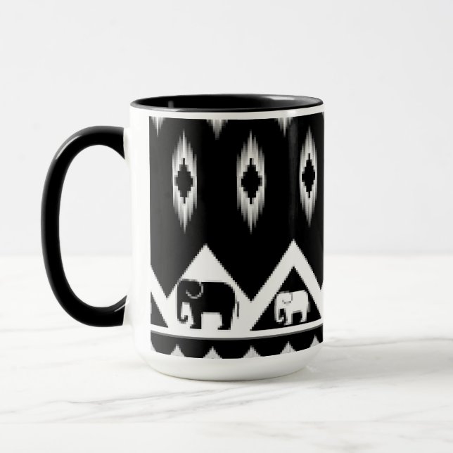 Caneca Salve a combinação de elefantes Mug (Esquerda)