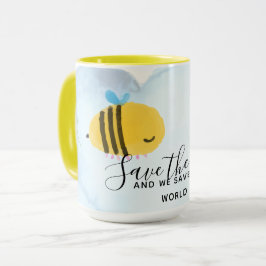Caneca Salve As Abelhas Citações Personalizadas Dizendo S